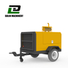 37kw 55kw Portable Screw Air Compressor with Diesel Engine for Construction Work