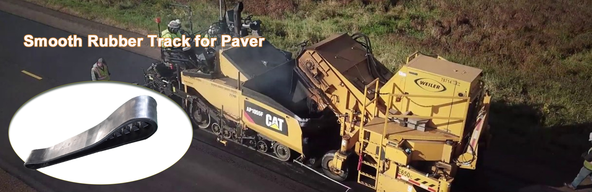 Paver Rubber Track CAT