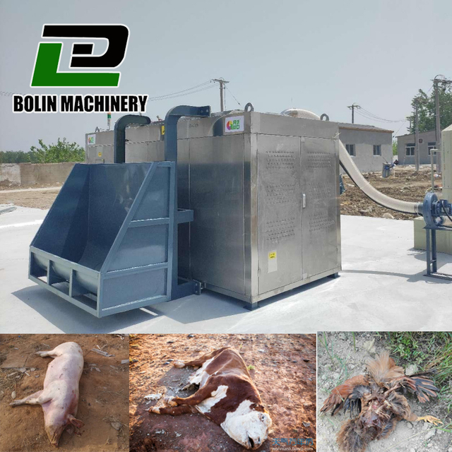 Functional Animals Harmless Equipment for All Organic Solid Wastes As Carcasses, Excrement, Food Waste
