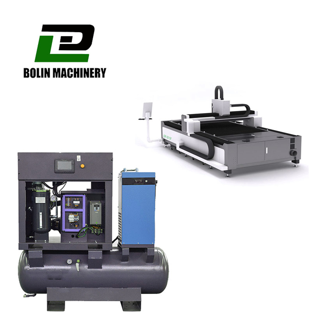 15kw 16bar Combined Screw Air Compressor for Laser Cutting Machine
