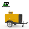 37kw 55kw Portable Screw Air Compressor with Diesel Engine for Construction Work