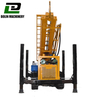 100m 200mm Water Well Drilling Rig Air Compressor with Mud Pump