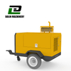 37kw 55kw Portable Screw Air Compressor with Diesel Engine for Construction Work