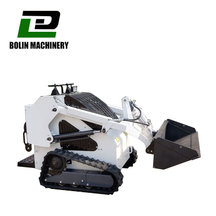 Mini Track Loaded Diesel Gasoline Engine Skid Steer Loader