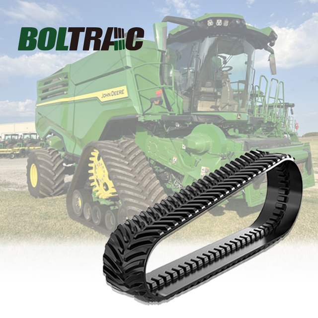 Durable 762mm 30 Inchagricultural Tread Rubber Track for X9 1000 And X9 1100 Combine Harvester